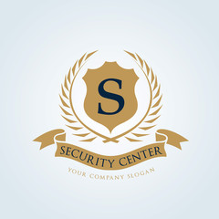 Fototapeta premium Hotel logo, Luxury crests logo, king royal brand identity 