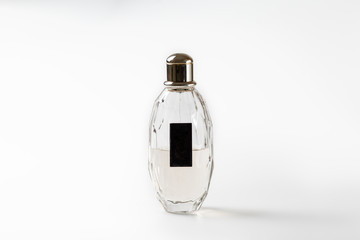 Perfume bottle  on white background