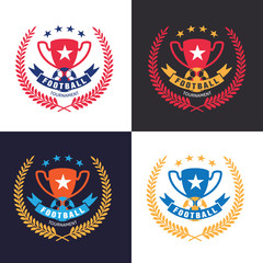 Football logo, soccer logo collection.