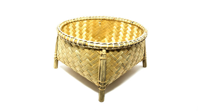 bambo or wicker basket weave