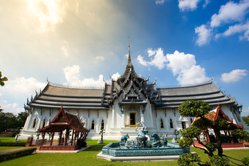 Fototapeta premium Sanphet Prasat Palace, Ancient City, Bangkok, Thailand