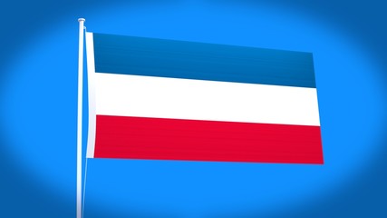 the national flag of Montenegro