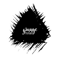 Ink vector brush strokes. Vector illustration. Grunge hand drawn watercolor texture. Space for text.