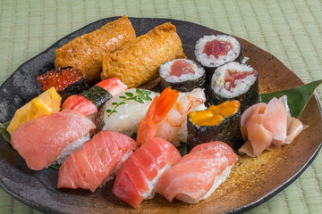 本格握り寿司　 Japanese gourmet genuine finger sushi