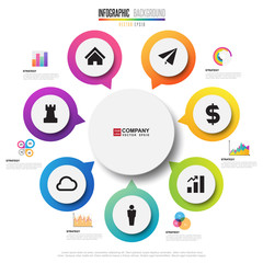 Infographics design template