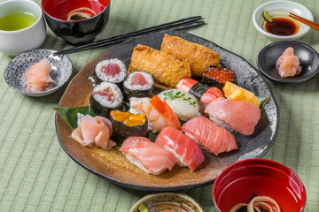 本格握り寿司　 Japanese gourmet genuine finger sushi