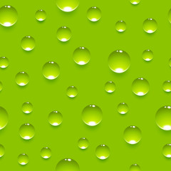 Seamless pattern with juicy bubbles