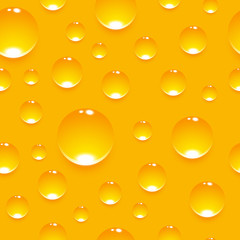 Seamless pattern with juicy bubbles