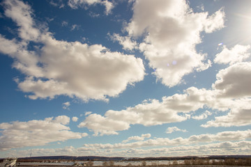 Fototapeta na wymiar Sky and clouds landscape