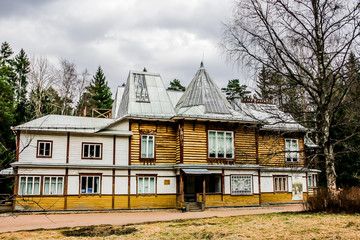 House in Penates a museum-estate of the artist Ilya Repin, located in the village of Repino, Resort area of St. Petersburg, Russia