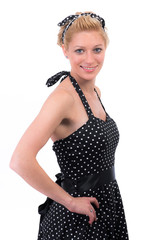 frau im retrostyle