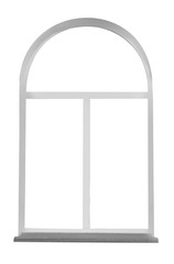 Window on white background