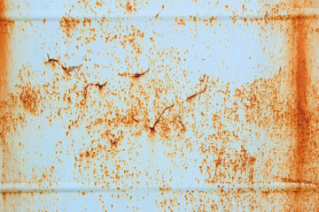 Rust on the wall