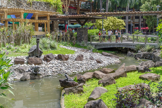 Greenbelt Shopping Mall And Park At Makati , Philippines