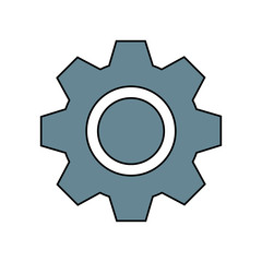 gear machine isolated icon vector illustration design