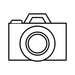 camera photographic isolated icon vector illustration design