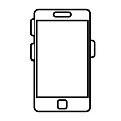 smartphone device isolated icon vector illustration design