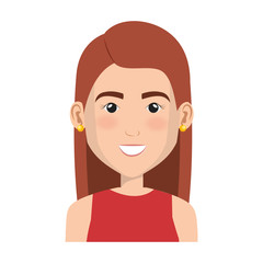 businesswoman avatar character icon vector illustration design