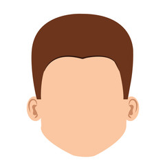 young man avatar character vector illustration design