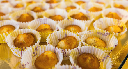 madeleines sortant du four