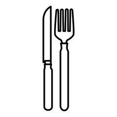 cutlery set isolated icon vector illustration design