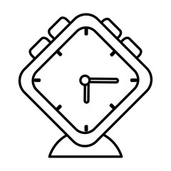 alarm watch isolated icon vector illustration design