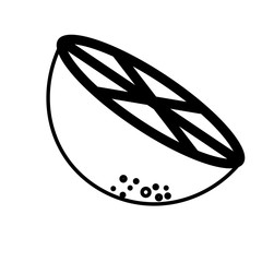 orange fruit fresh icon vector illustration design