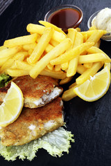traditional British fish and chips