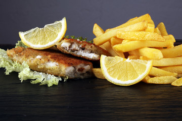 traditional British fish and chips