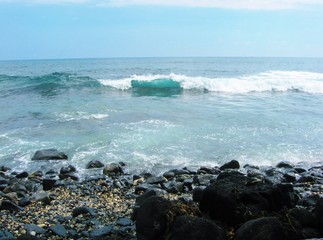 Fototapeta na wymiar ハワイ島　コナの海岸