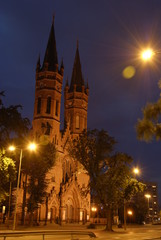 Fototapeta premium Tarnow, Kosciol parafialny.