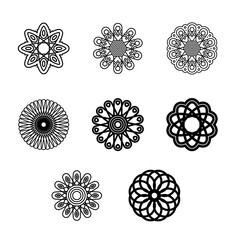 Vector icon set for designs