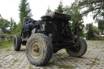 Fototapeta na wymiar Traktor