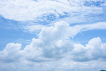 Sky and clouds for background.