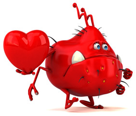 Fun germ - 3D Illustration