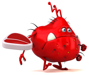 Fun germ - 3D Illustration