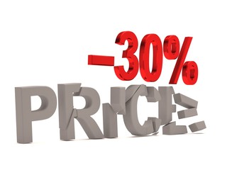 A discount of 30% for the cracked decals price.