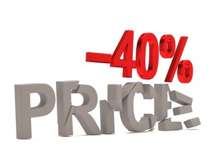 A discount of 40% for the cracked decals price.