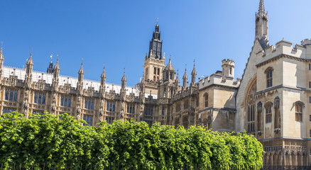 Fototapeta premium Beautiful view of Westminster Palace, London