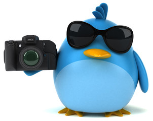 Blue bird - 3D Illustration