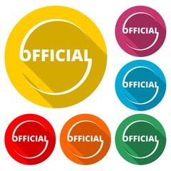 Official stamp, sign, logo