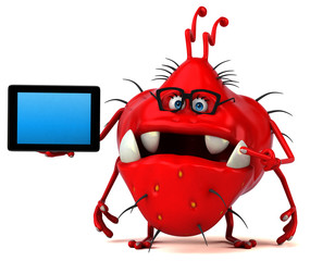 Fun germ - 3D Illustration