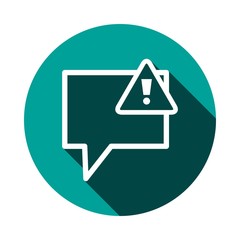 alert icon stock vector illustration flat design