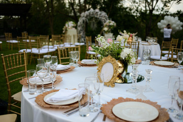 Original wedding floral decoration