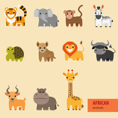 Obraz na płótnie Canvas Animals of Africa
