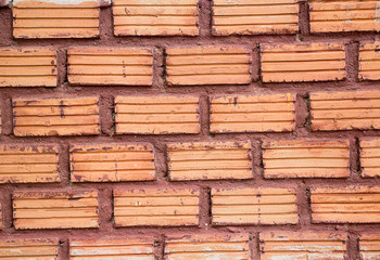 brick walls around the house