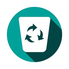 Obraz premium recycling icon stock vector illustration flat design