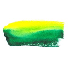 Abstract watercolor brush strokes painted background.