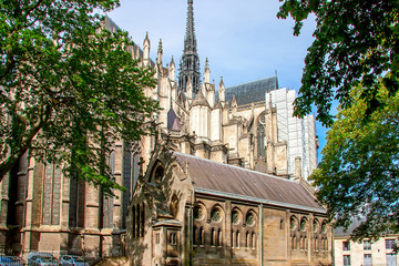 Amiens Cathedral. French Gothic architecture