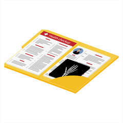 Health checkup vector